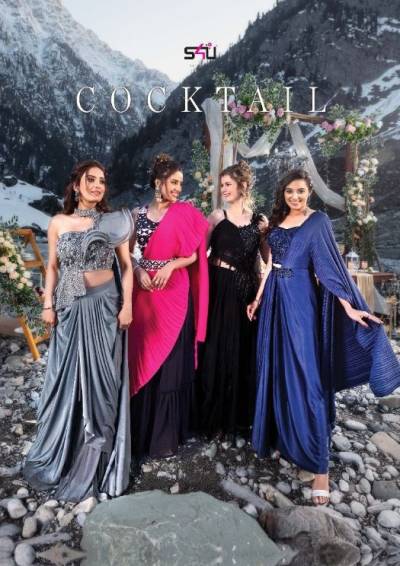 Cocktail The Wedding Saga By S4U Designer Partywear Readymade Gown Collection
